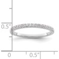 thumbnail image 4 of 14K White Gold Lab Grown Diamond Si1/Si2, G H I, Wedding Band (Size 7) Made In India rm2042b-017-7wlg, 4 of 5