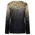 thumbnail image 3 of PATLOLLAV Womens Casual Long Sleeve Print V-Neck Blouse T-Shirt Ladies Tops, 3 of 6