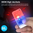 thumbnail image 3 of Mosey Powerful Flashlight with 365nm UV Black Light Bright Adjustable Buzzer Function LED Keychain Torchlight Camping Supplies, 3 of 7