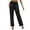 *Black, variant on ClodeEU Women's Drawstring High Waist Glitter Sequin Wide Leg Pants,Casual Loose Trousers ,Women's Plus L