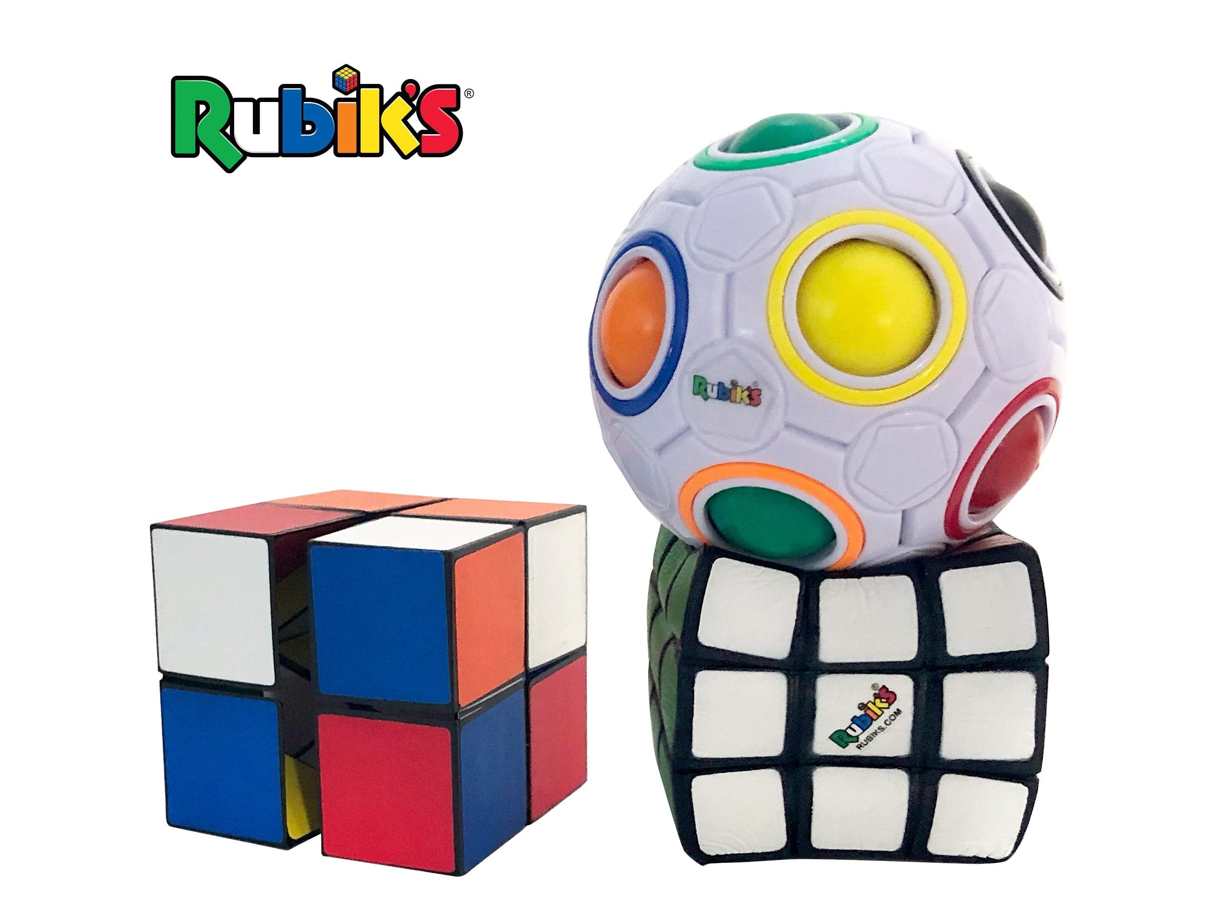 Fidget Ball Rainbow Magic Puzzle Rubiks Cube Toy Stress Autism Brain Relief Gift 
