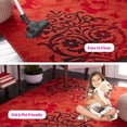 thumbnail image 4 of SAFAVIEH Adirondack Hortense Floral Area Rug, Red/Black, 6' x 9', 4 of 16