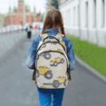 thumbnail image 6 of FORMRS Kids School Backpack Elementary Student Unisex Travel Bookbag with Reflective Stripes, Trucks Pattern, 6 of 7