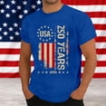 thumbnail image 2 of Men’s 250 Years Patriotic T-Shirt, We The People American Flag Cross Graphic Tee For Anniversary Celebration Comfortable Fit, 2 of 4