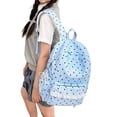 thumbnail image 5 of Polka Dot Backpack Girls Cute Coquette Preppy Backpack with Lace Trim Kawaii Lightweight Large Capacity Daypack, 5 of 7