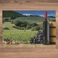 thumbnail image 3 of Ambesonne Wine Jigsaw Puzzle, Idyllic Tuscany Country, Heirloom-Quality Fun Activity for Family Durable Cardboard, 1000 pcs, Black Green Pale Brown, 3 of 5