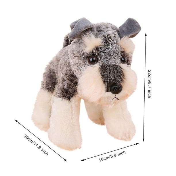 Miniature Schnauzer Stuffed Animal Peluche De Schnauzer Miniature