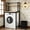 Black_2-T, variant on Heavy Duty Laundry Shelf Stand, Vertical Storage Rack for Above Washing Machine and Dryer