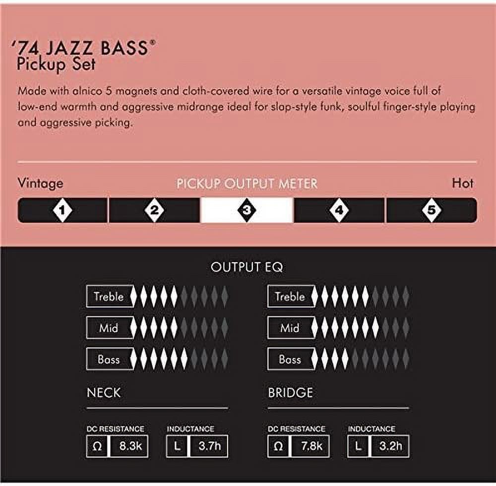Fender Pure Vintage '74 Jazz Bass Pickup Set