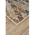 thumbnail image 3 of El Dorado Modern Distressed Accent Rug, Leather Brown/Charcoal, 2ft - 2in x 4ft, 3 of 3