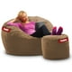 thumbnail image 2 of Puff Baggy 2 en 1 Cama Individual Khaki 100 x 180 cm, 2 of 4
