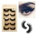 thumbnail image 4 of 5 Pairs False Eyelashes 3D Imitation Mink Hair Reusable Glam Style, 4 of 5