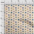 thumbnail image 2 of oneOone Polyester Spandex Light Beige Fabric Utensils Tea Cups Sewing Craft Projects Fabric Prints By Yard 56 Inch Wide, 2 of 4