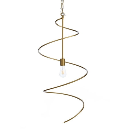 

Harp And Finial Avila Pendant - Small - Painted Gold Metal HFL94835DS