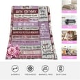 thumbnail image 5 of 50th Birthday Gifts for Women, 50th Birthday Throw Blankets 50x60 Inch 50th Birthday Gifts Ideal for Her Him, 1974 Bed Blanket Gift for Parents Wife, 5 of 5