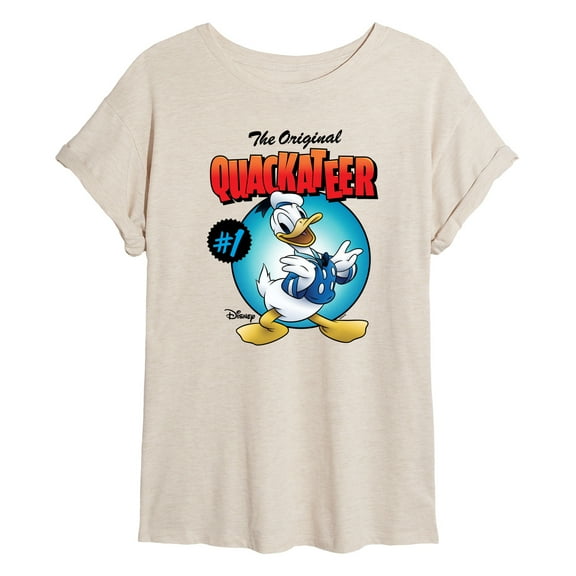 Disney - Quackateer - Women's Oversized T-Shirt