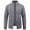 Gray, variant on Xzbqbs Mens Zip Up Jackets Casual Slim Fit Stretch Knit Sweater Cardigan Jackets Fashion Lightweight Stand Collar Fall Winter Coats