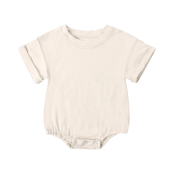 Mercatoo Baby Boys Basic Layering Short Sleeve Tee Romper Top Infant Girls Summer T Shirt Baby Crawling Clothes