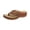 Brown, variant on Willtoo Orthopedic Sandals for Women Arch Support Flip Flops Comfortable Summer Open Toe Boho Wedge Sandals Casual Slip On Walking Shoes Dressy Orthotic Wide Width Beach Vintage Flats Slippers