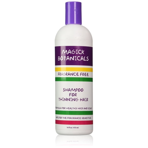 Magick Botanicals Champú para adelgazar el cabello sin fragancia, 16 onzas