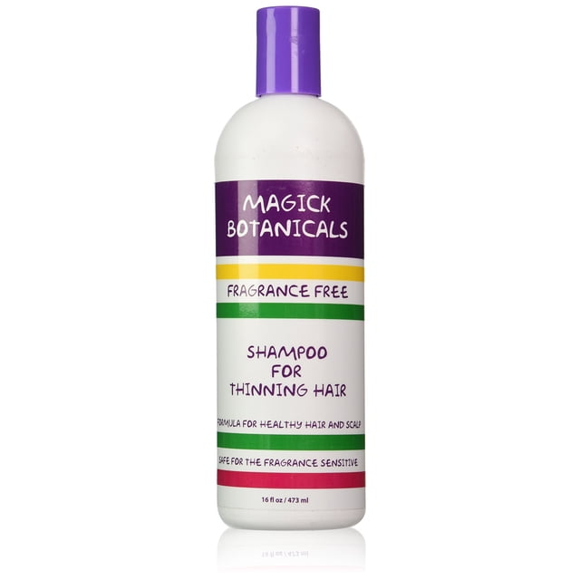 Magick Botanicals Champú para adelgazar el cabello sin fragancia, 16 onzas