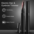 thumbnail image 2 of 1Pcs Multifunctional Electric Eyebrow Trimmer Painless Mini Razor Portable Razor Shaver Epilator for Women, 2 of 8