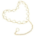 thumbnail image 4 of Cinturones De Cadena Para Mujer, Forma De Corazón Dorado, Regalo Para Mujer, Cadenas De Cintura De Moda Para Mujer, Dorado Para Bodas Para Uso Diario Cergrey Waist Chains for Women, 4 of 8