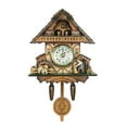 thumbnail image 2 of DOLITY Antique Wall Clock Vintage Wooden Clock Home Decor Gift H H, 2 of 9