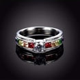 thumbnail image 4 of TopLLC Bagues Nouvelle Bague en Cristal Coloré Parfaite pour Fête Cadeau Mode, 4 of 4