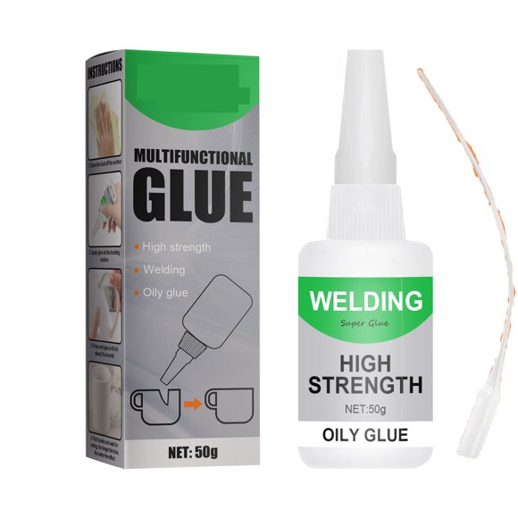 Binwennn Welding High Strength Oily Glue Super For Resin Ceramic Glue Glass Metal Strong Universal Tools & Home Improvement 18ML 3d Stone Wallpaper Glue Hide Glue Brush Crazy Glue Gel Clear Water