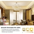thumbnail image 3 of G9 led lamp dimmable 5w warm white 3000k compatible with halogen 10pcs, 3 of 4