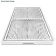 thumbnail image 3 of Dog Pee Pad Holder with Raised Mesh Grate – Expandable Indoor Puppy Potty Tray, Heavy Duty Plastic, Keeps Paws Dry, Fits Standard 24x15 Pads – Alpha Dog Series, 3 of 13