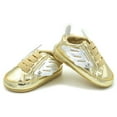 thumbnail image 6 of HBYJLZYG Baby Shoes Sneakers Low Cut Anti-Slip Prewalker, Newborn Infant Baby Boys Girls Soft Toddler Shoes Wing Sandals 0-1 Years, 6 of 7