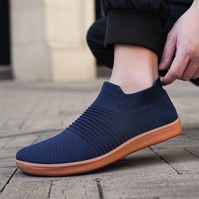 Men anchos zapatos de la caja de pies anchos zapatillas de zapatillas cero zapatillas de zapatillas deslizantes para caminar ancho ancho zapatos descalzos para interiores