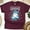 Maroon, variant on Cowboy Ghost Shirt Funny – Never Knew That Was Your Boo, Baby T-Shirt, White, Size S