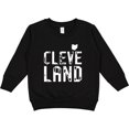 thumbnail image 2 of Inktastic Cleveland, Ohio Distressed Font Toddler Sweatshirt, 2 of 4
