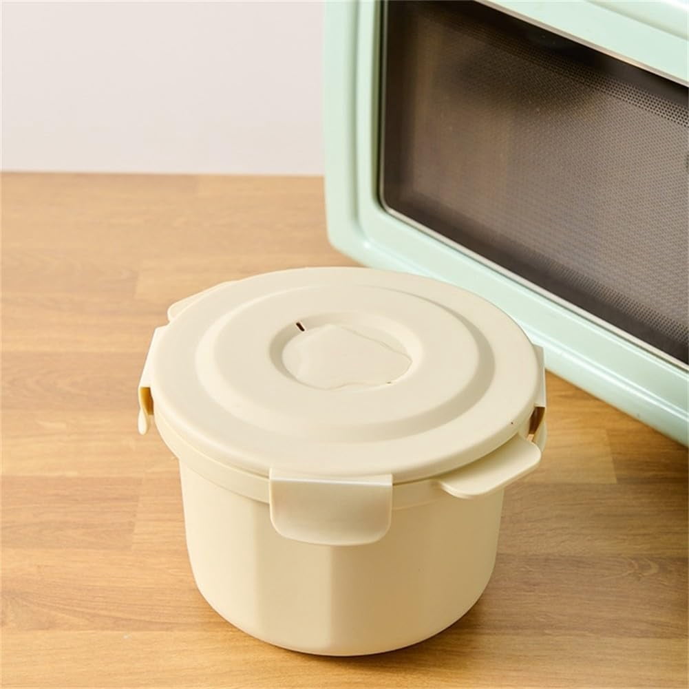 ABPETE Microwave Rice Cooker And Steamer Pot With Steam Circulation For Even Cooking Of Rice, Pasta, And Vegetables, Portable Design For Travel And Easy Maintenance