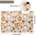 thumbnail image 3 of FORMRS A4 Clipboard Folder with Pen Holder Horizontal Foldable School Office Binder, Fall Mug Pattern, 3 of 9