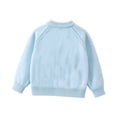 thumbnail image 3 of StSilkitty Girls Casual Cardigan Sweater Cute Printed Long Sleeve Crewneck Sweaters Lightweight Soft Comfy Pullover Tops, 3 of 8