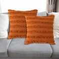 thumbnail image 5 of Funda de almohada con borlas | Estuche de cojín moderno de color sólido | Manta de sofá decorativa para exteriores resistente a la intemperie | Funda de respaldo extraíble Easy Care | 18x18 pulgadas, 5 of 5