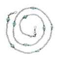 thumbnail image 1 of Miangastore 1pc Mask Anti-dropping Hanging Chain Crystal Beads Necklace Eyeglasses Chain, 1 of 8
