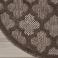 thumbnail image 5 of Nourison Easy Care 8' x Round Brown Modern Rug, 5 of 10