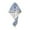 Blue #24, variant on Fuebueo Microfiber Hair Towel, Hair Towel with Button, Super Absorbent Hair Towel Wrap for Curly Hair, Fast Drying Hair Turban Towel for Women