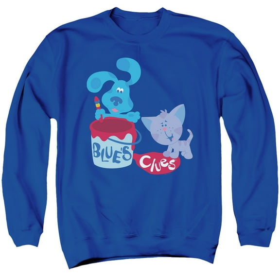Blue's Clues (Classic) Paint It! Unisex Adult Crewneck Sweatshirt