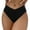 Black, variant on yunLCZ Bikini Bottoms for Women String Bathing Suit Women's V Cut High Waisted Swim Bottom Hipster High Cut Bikini Swimsuit Bottom for Women Girls Teens