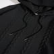 thumbnail image 4 of MHFRRA Sudadera con Capucha Informal de Mezcla Suave con Capucha Ajustable para Uso Diario, Ropa de Calle Cómoda Negro, 4 of 7
