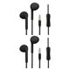 thumbnail image 3 of Sidaley Auricular con cable Color caramelo Deporte Auriculares estéreo Lindo bajo Auriculares Micrófono Auriculares Accesorios electrónicos Negro 2piezas, 3 of 6
