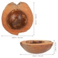 thumbnail image 2 of IFANLANDOR 1Set Fresh Design Coconuts Shell Storage Bowl for Small Fruit and Snack Holding, 2 of 6