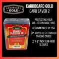 thumbnail image 2 of Protector de Cartas Rigidez Media Cardboard Gold 2 para Cartas de 3x4", 2 of 5