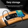 thumbnail image 3 of Spring Telescopic 66W 5A Fast Charging TypeC Data Cable USB 3A Micro Car Phone Charger for Samsung Huawei Xiaomi POCO Quick Cord, 3 of 6
